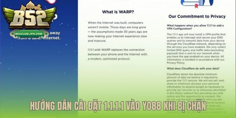 Các bước cài đặt 1.1.1.1 cho PC và điện thoại